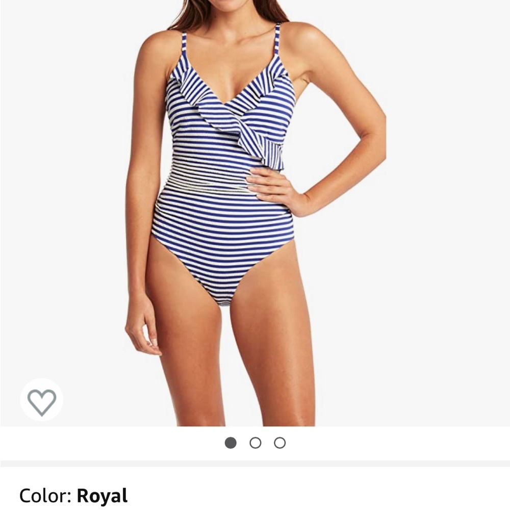 One piece wrap swimsuit